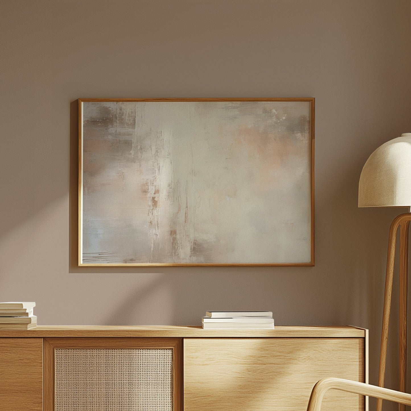 Premium Poster of Modern Abstract Artwork Earthy Tones Wall Art Posters