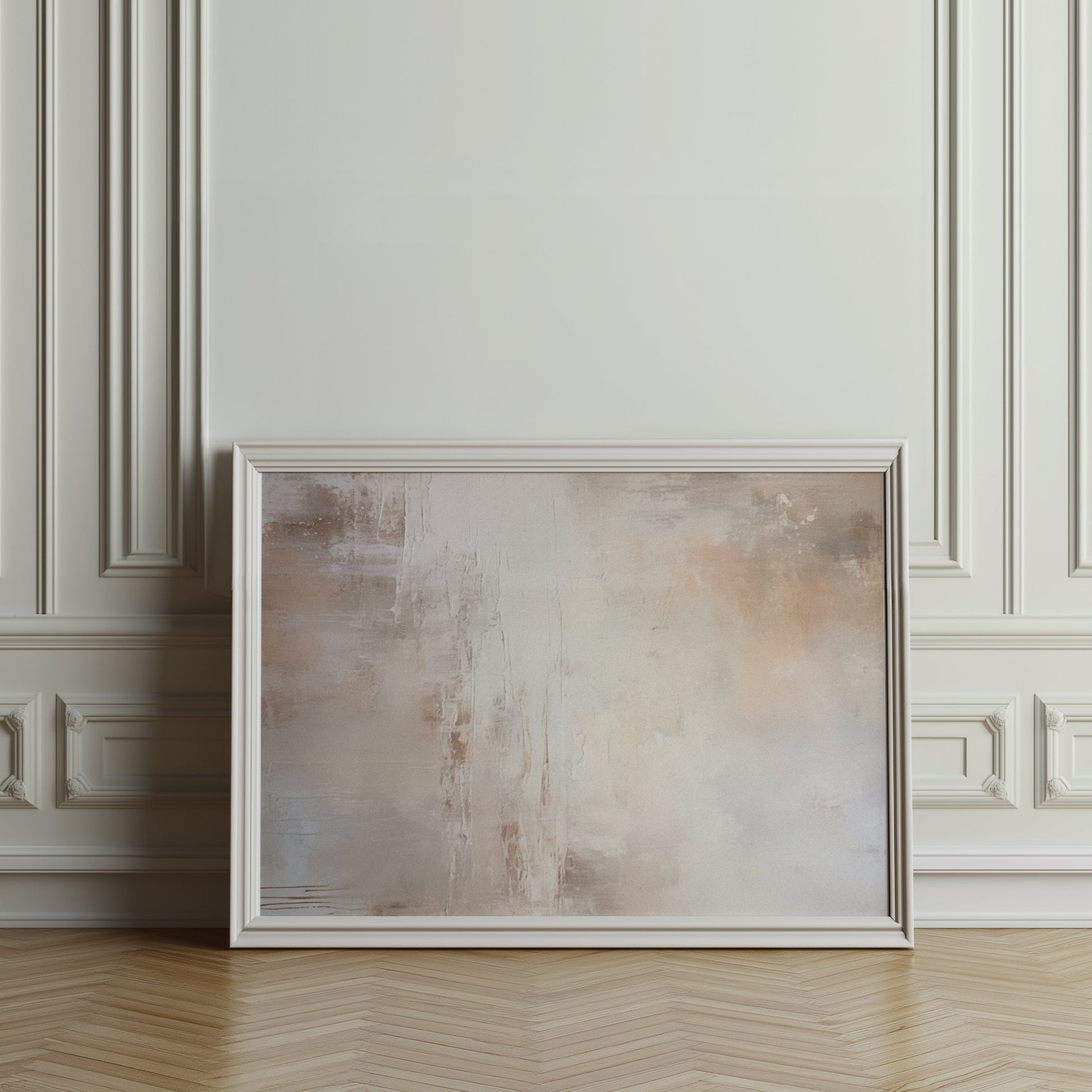 Premium Poster of Modern Abstract Artwork Earthy Tones Wall Art Posters