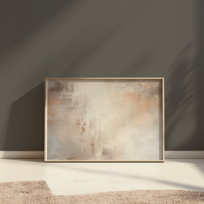 Premium Poster of Modern Abstract Artwork Earthy Tones Wall Art Posters