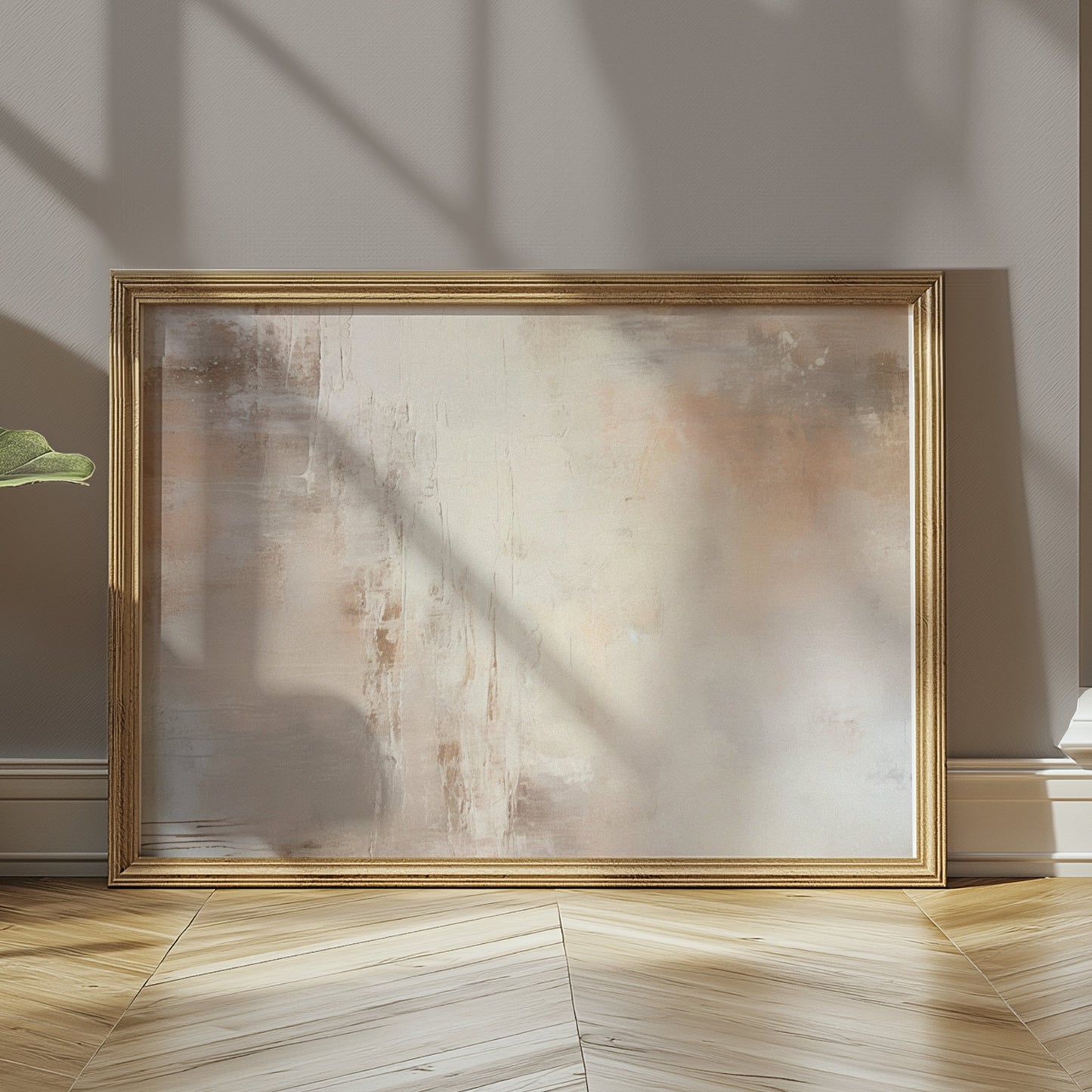 Premium Poster of Modern Abstract Artwork Earthy Tones Wall Art Posters