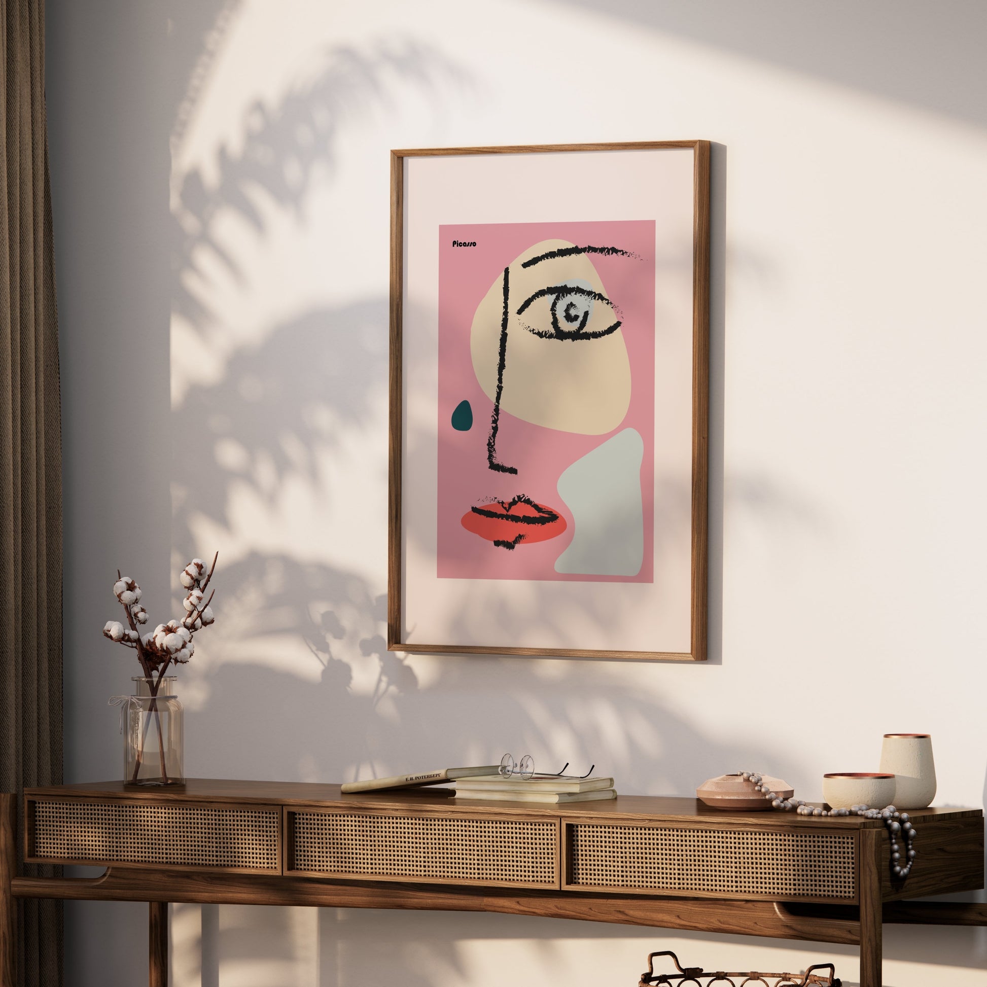 Premium Poster of Modern Abstract Face Art Style Aesthetic Posters