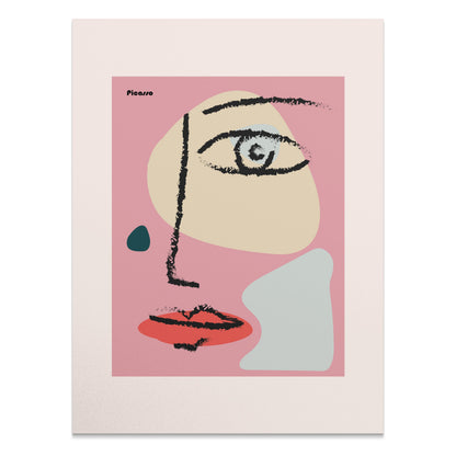 Premium Poster of Modern Abstract Face Art Style Aesthetic Posters