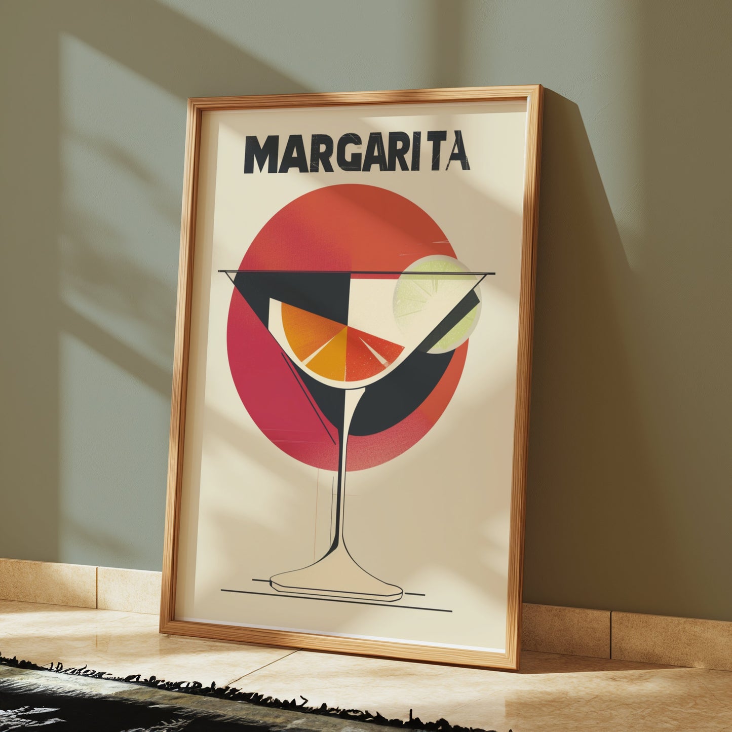Premium Poster of Modern Abstract Margarita Inspired Art Posters