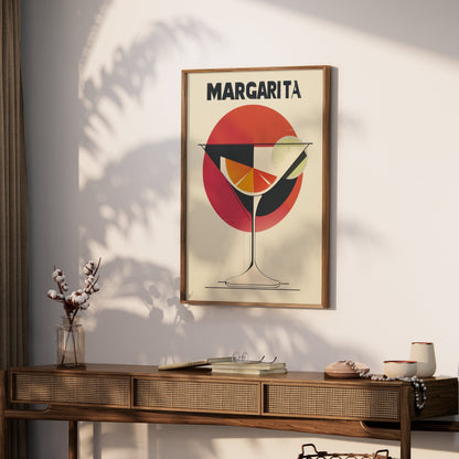Premium Poster of Modern Abstract Margarita Inspired Art Posters