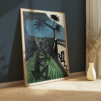 Premium Poster of Modern Artistic Wall Art Landscape Unique Posters