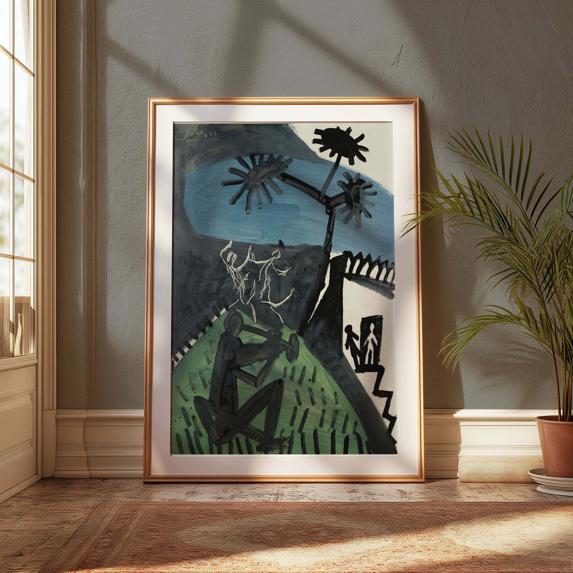 Premium Poster of Modern Artistic Wall Art Landscape Unique Posters