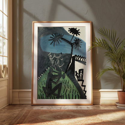 Premium Poster of Modern Artistic Wall Art Landscape Unique Posters