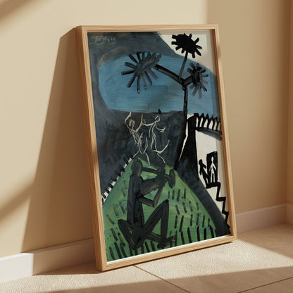 Premium Poster of Modern Artistic Wall Art Landscape Unique Posters