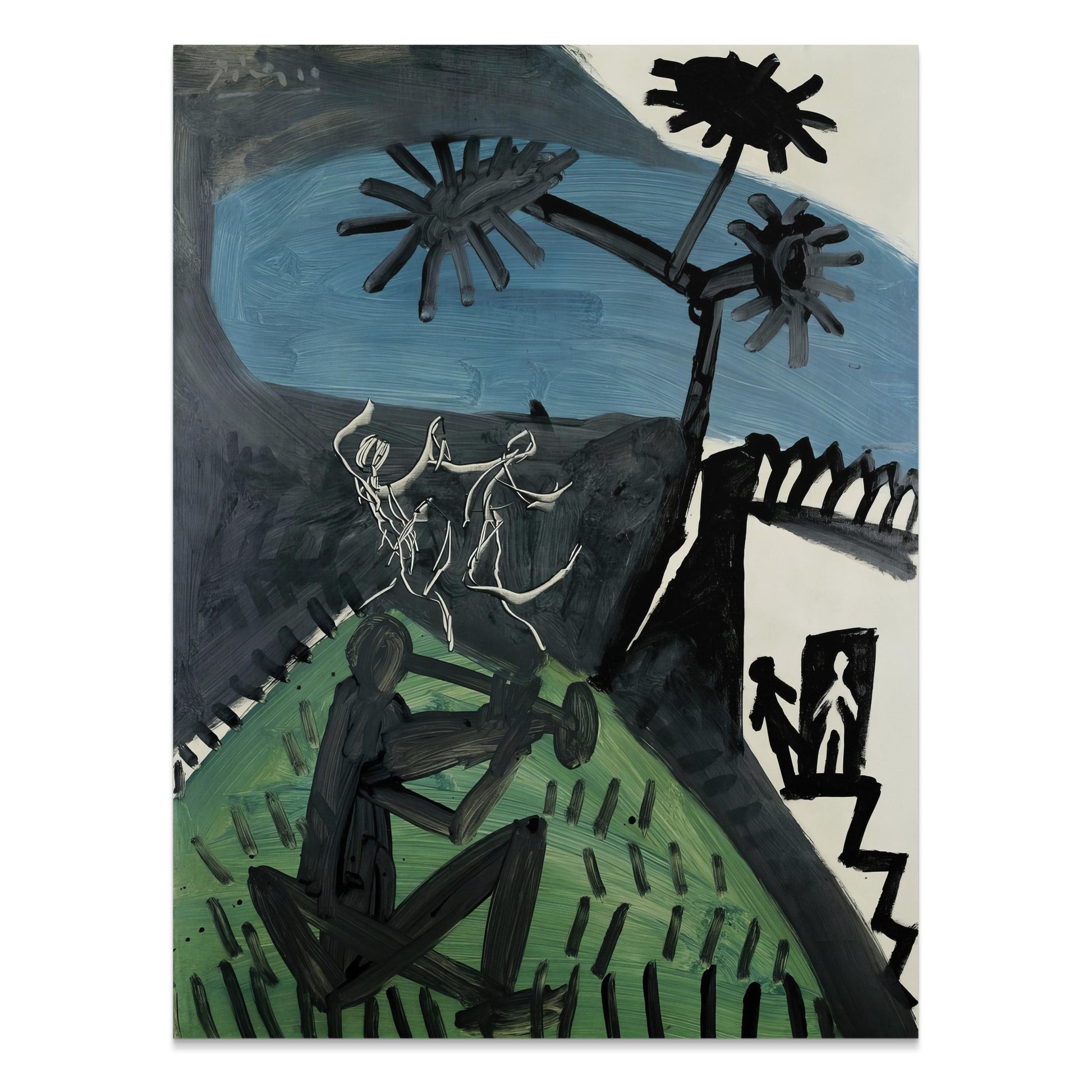 Premium Poster of Modern Artistic Wall Art Landscape Unique Posters