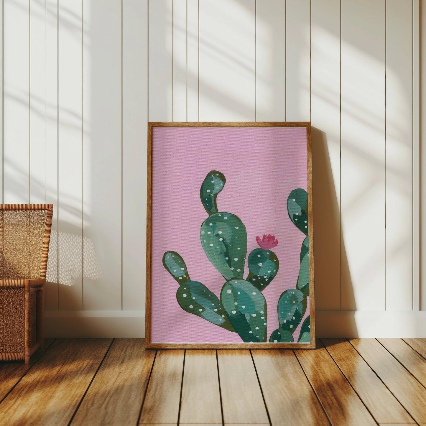 Premium Poster of Modern Illustration of Cactus Art Decor Posters