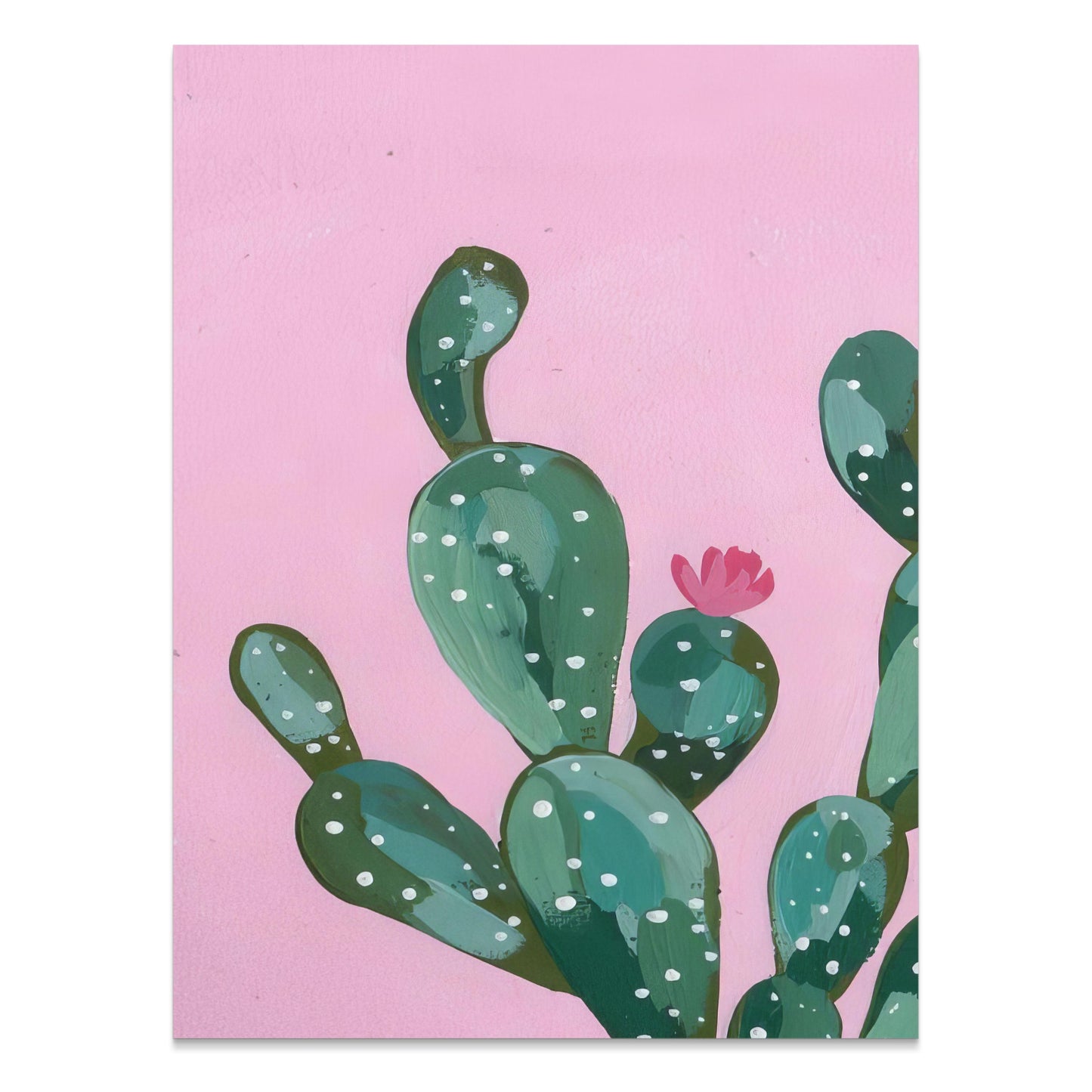 Premium Poster of Modern Illustration of Cactus Art Decor Posters