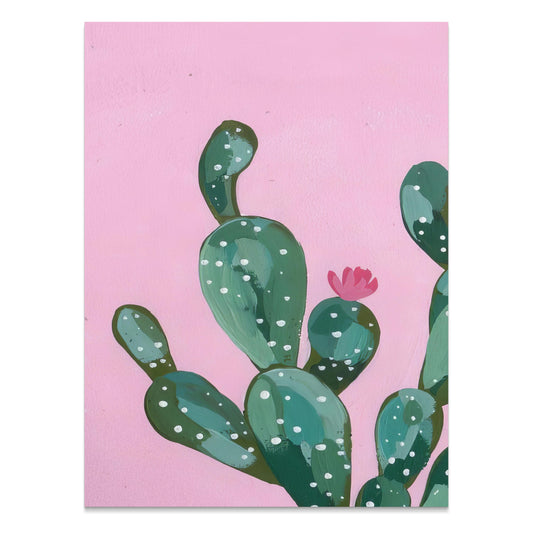 Premium Poster of Modern Illustration of Cactus Art Decor Posters