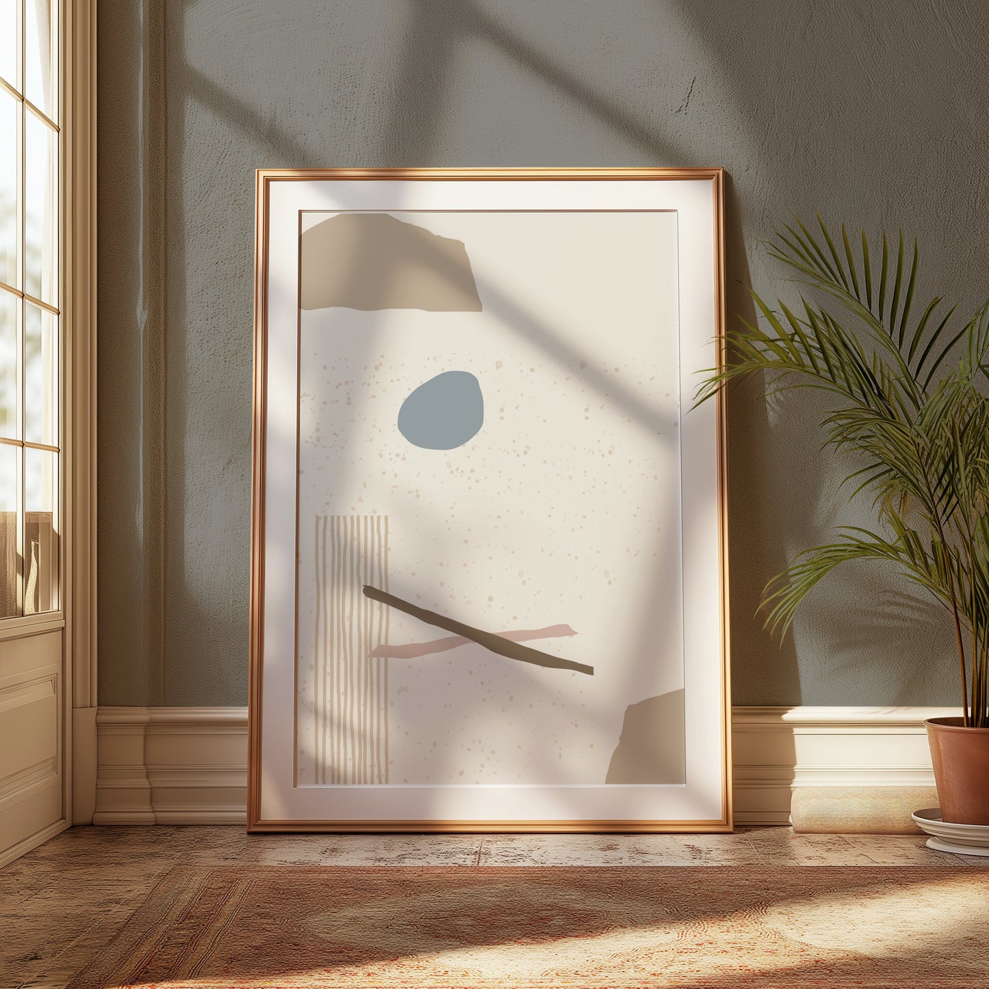 Premium Poster of Modern Minimalist Abstract Wall Art Print Posters