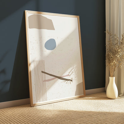 Premium Poster of Modern Minimalist Abstract Wall Art Print Posters