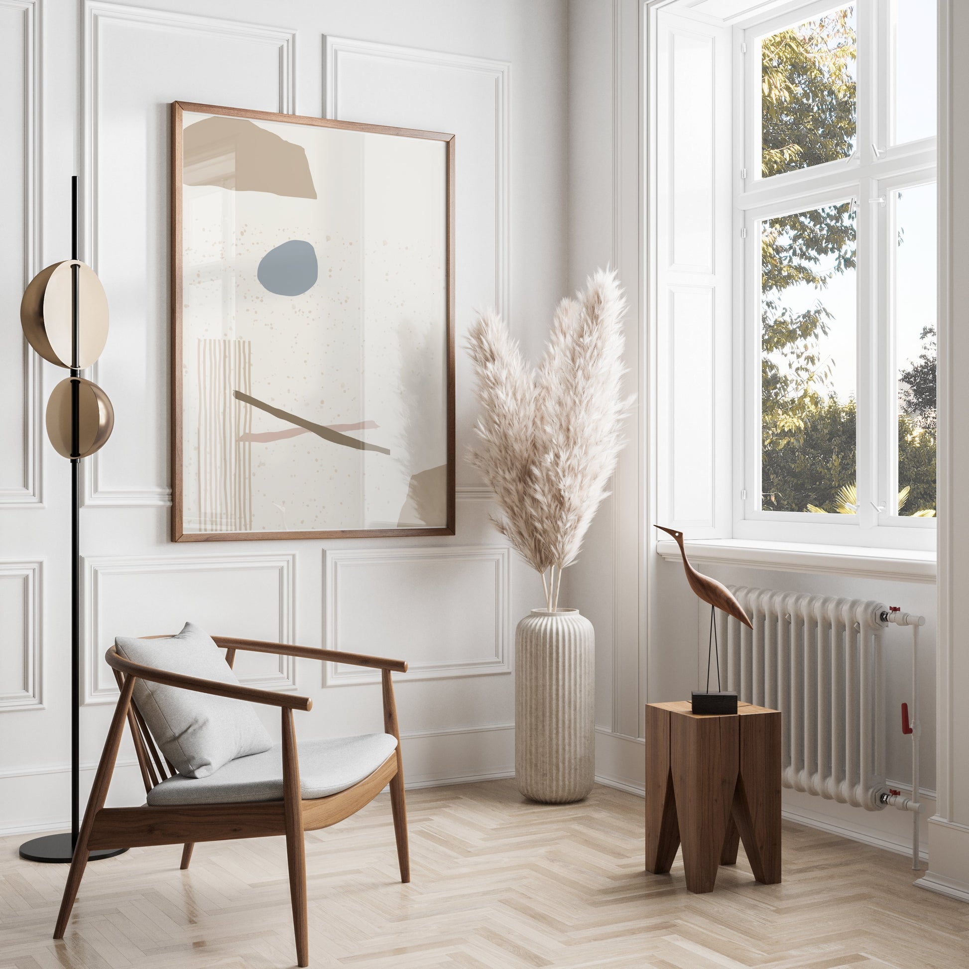 Premium Poster of Modern Minimalist Abstract Wall Art Print Posters