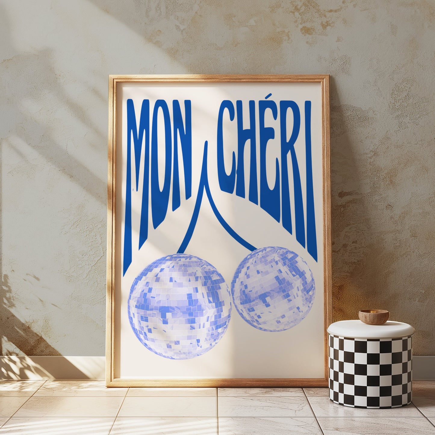 Premium Poster of Mon Cheri Disco Ball Art Decorative Posters