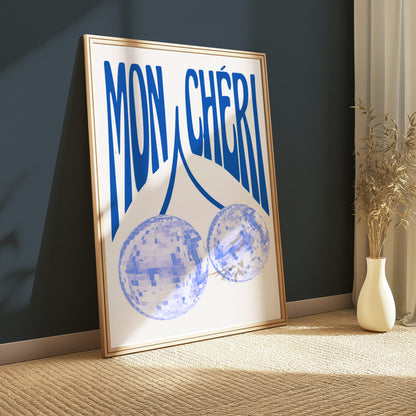 Premium Poster of Mon Cheri Disco Ball Art Decorative Posters