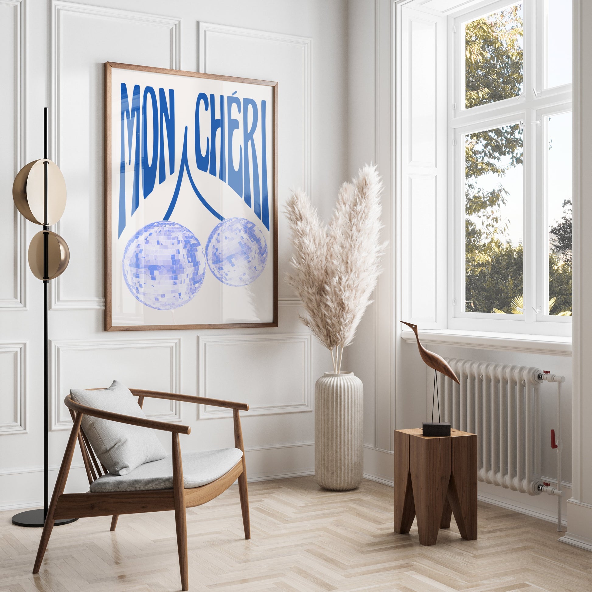 Premium Poster of Mon Cheri Disco Ball Art Decorative Posters