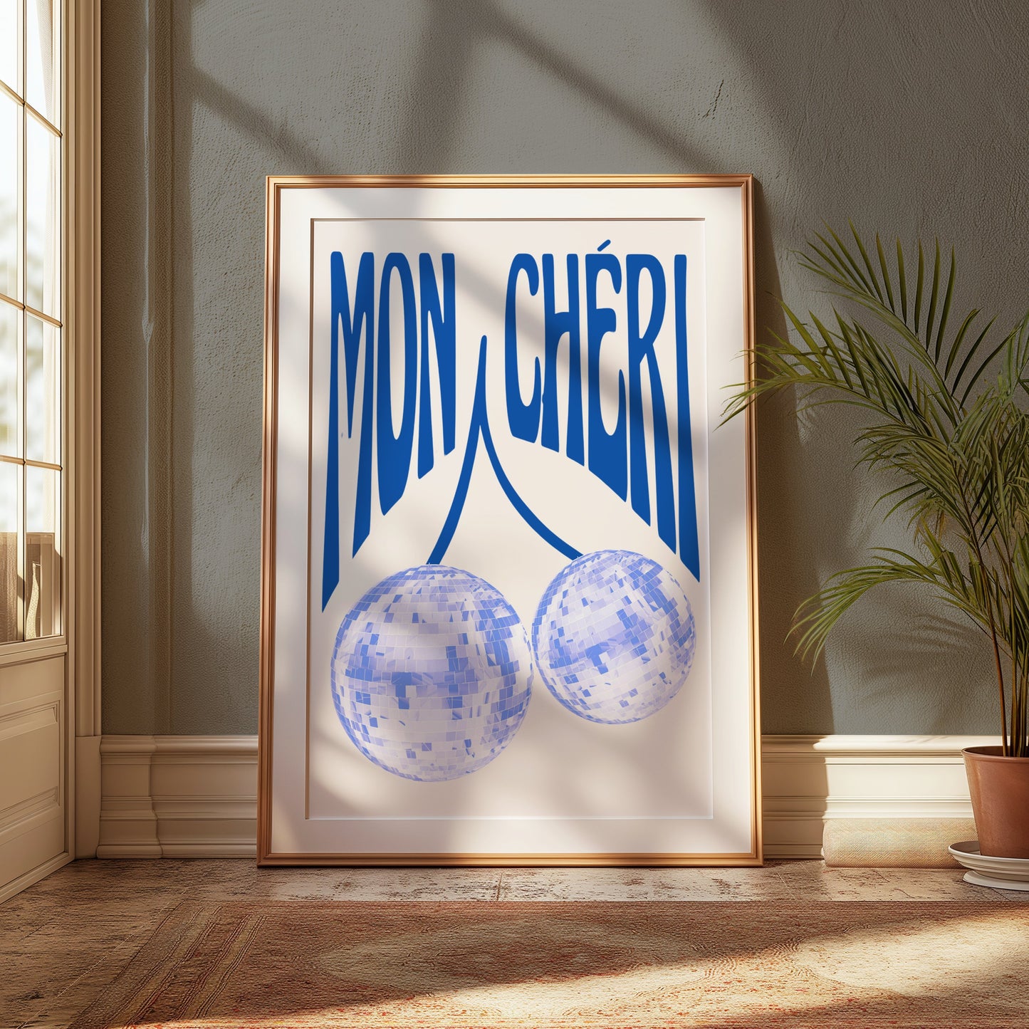 Premium Poster of Mon Cheri Disco Ball Art Decorative Posters