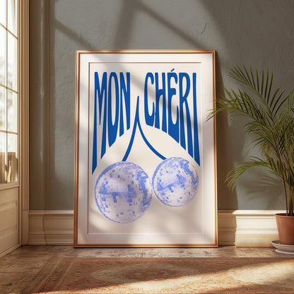 Premium Poster of Mon Cheri Disco Ball Art Decorative Posters