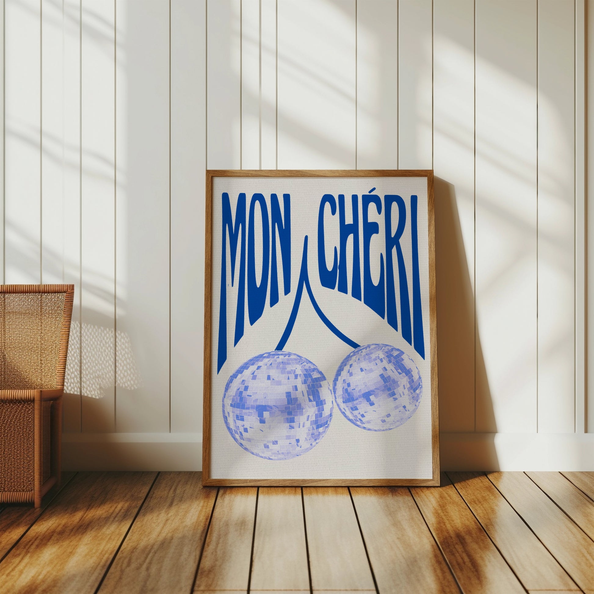 Premium Poster of Mon Cheri Disco Ball Art Decorative Posters