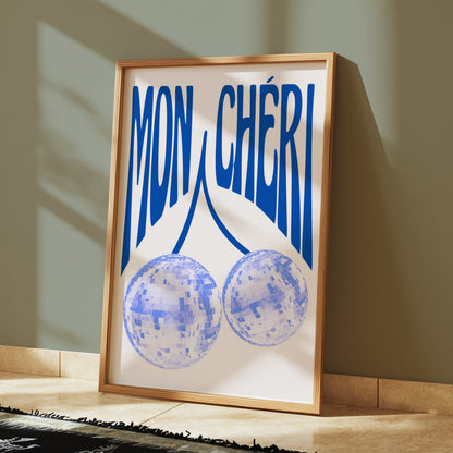 Premium Poster of Mon Cheri Disco Ball Art Decorative Posters