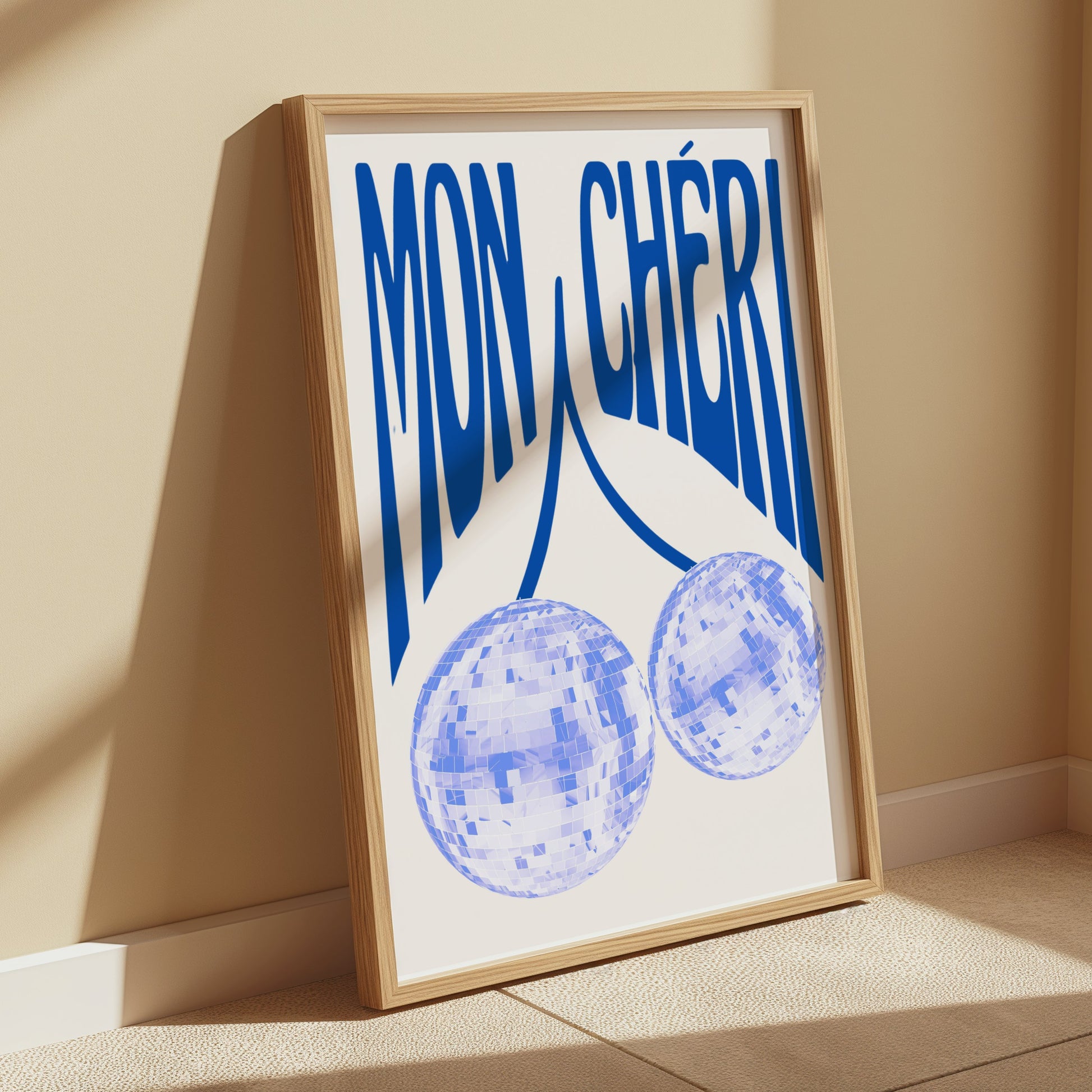 Premium Poster of Mon Cheri Disco Ball Art Decorative Posters