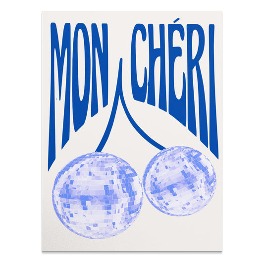 Premium Poster of Mon Cheri Disco Ball Art Decorative Posters