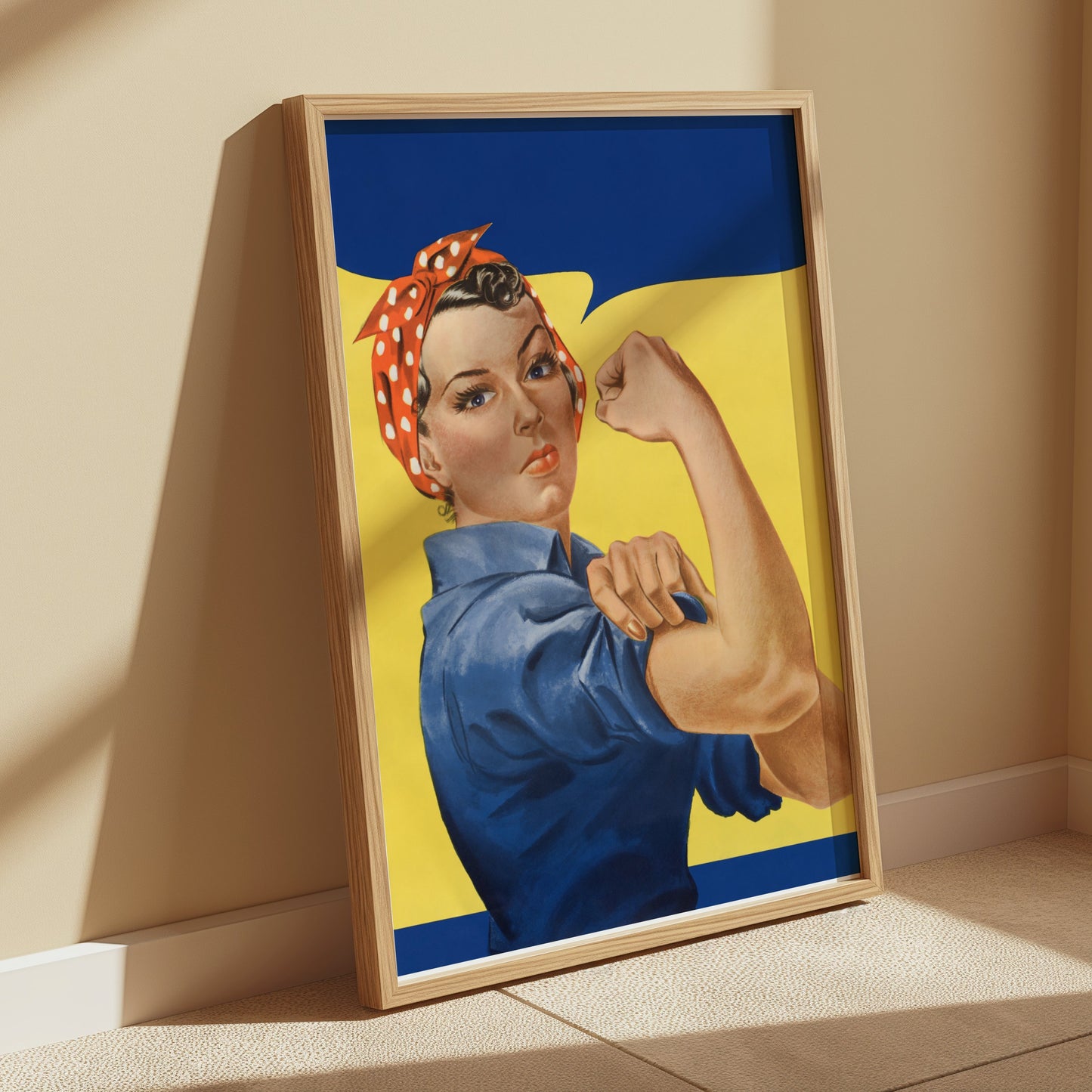 Premium Poster of Motivational Rosie the Riveter Vintage Art Posters