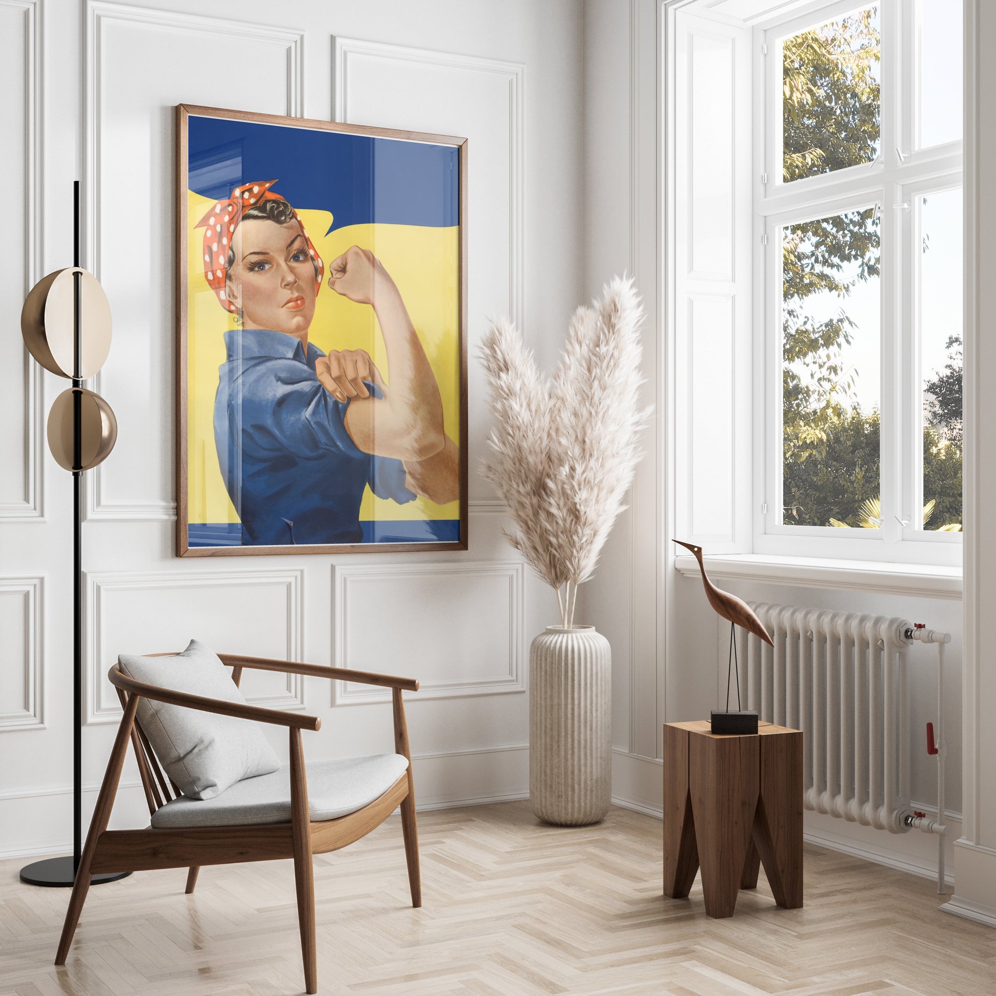 Premium Poster of Motivational Rosie the Riveter Vintage Art Posters