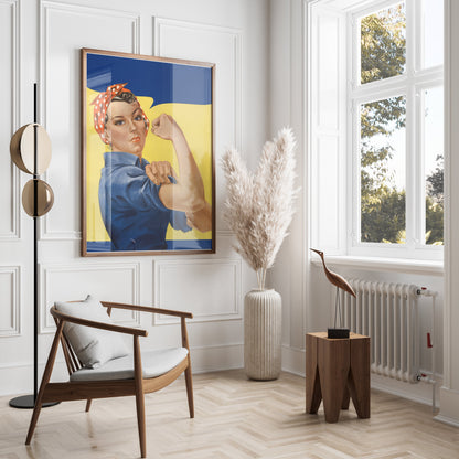 Premium Poster of Motivational Rosie the Riveter Vintage Art Posters