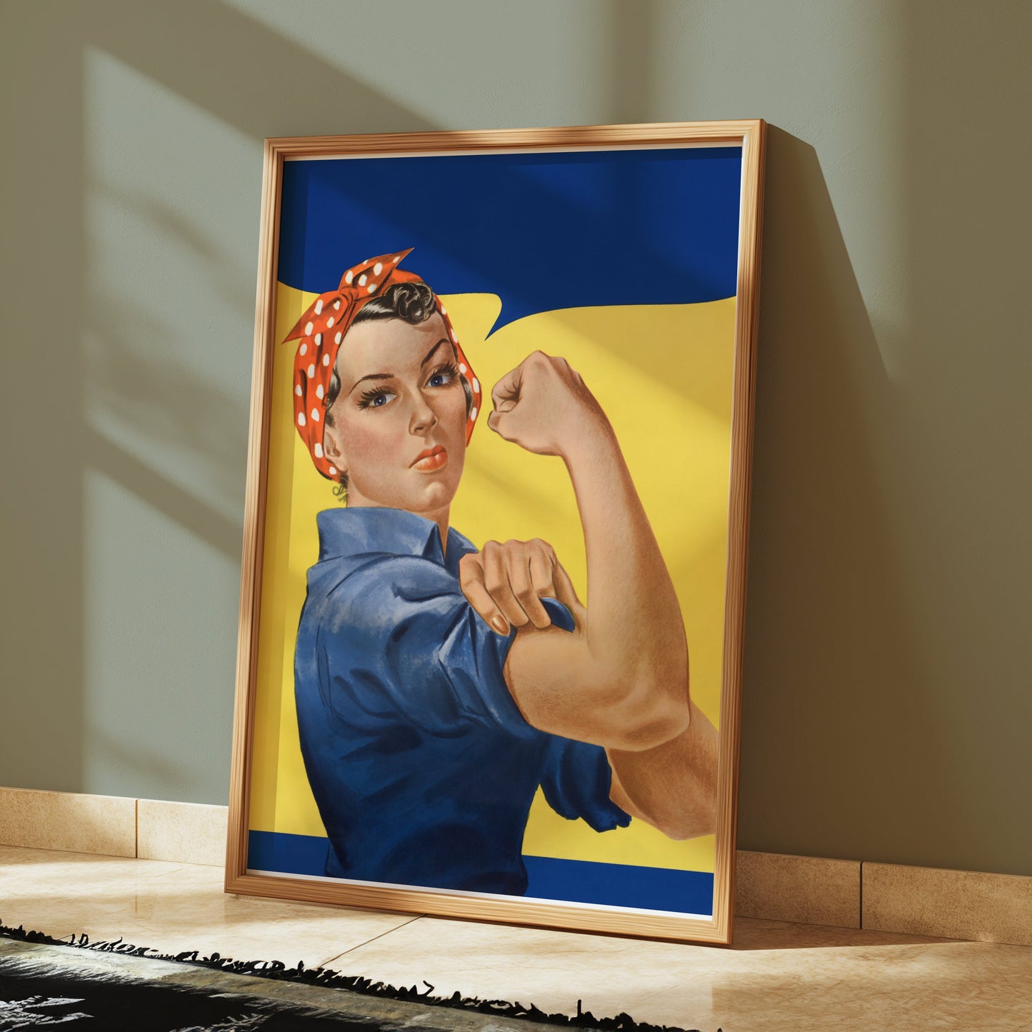 Premium Poster of Motivational Rosie the Riveter Vintage Art Posters