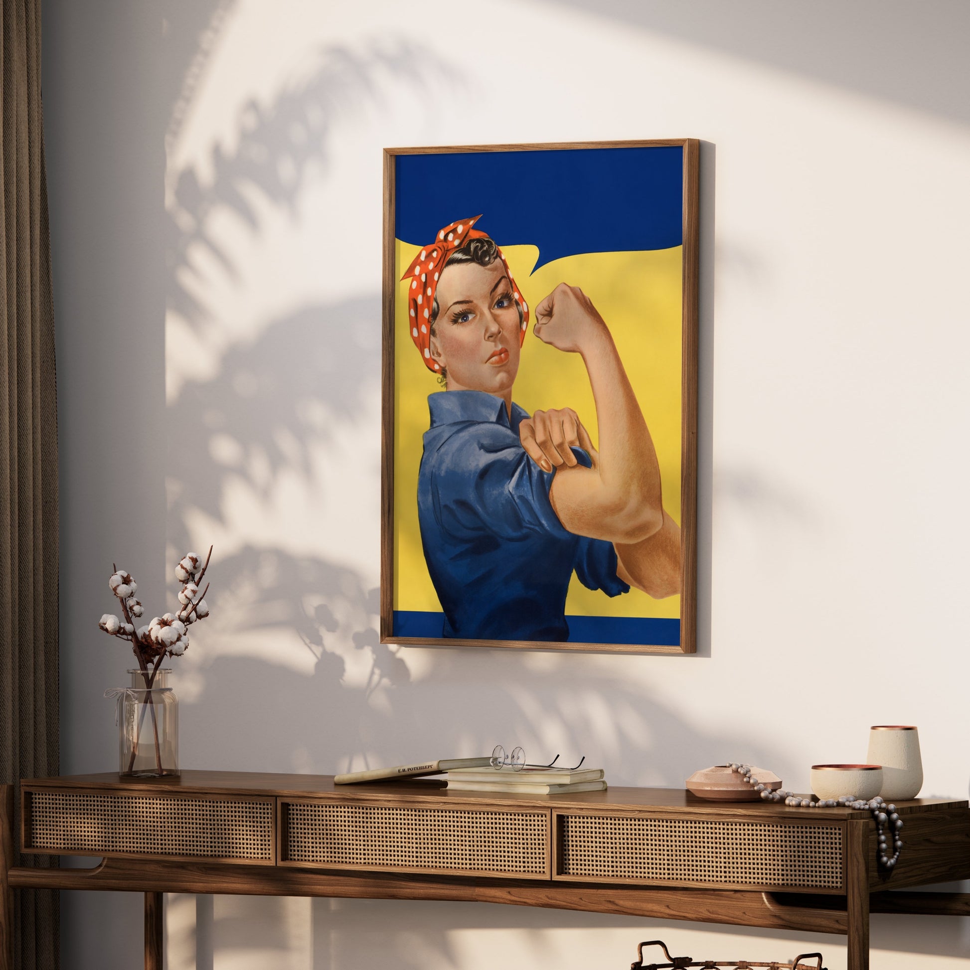 Premium Poster of Motivational Rosie the Riveter Vintage Art Posters