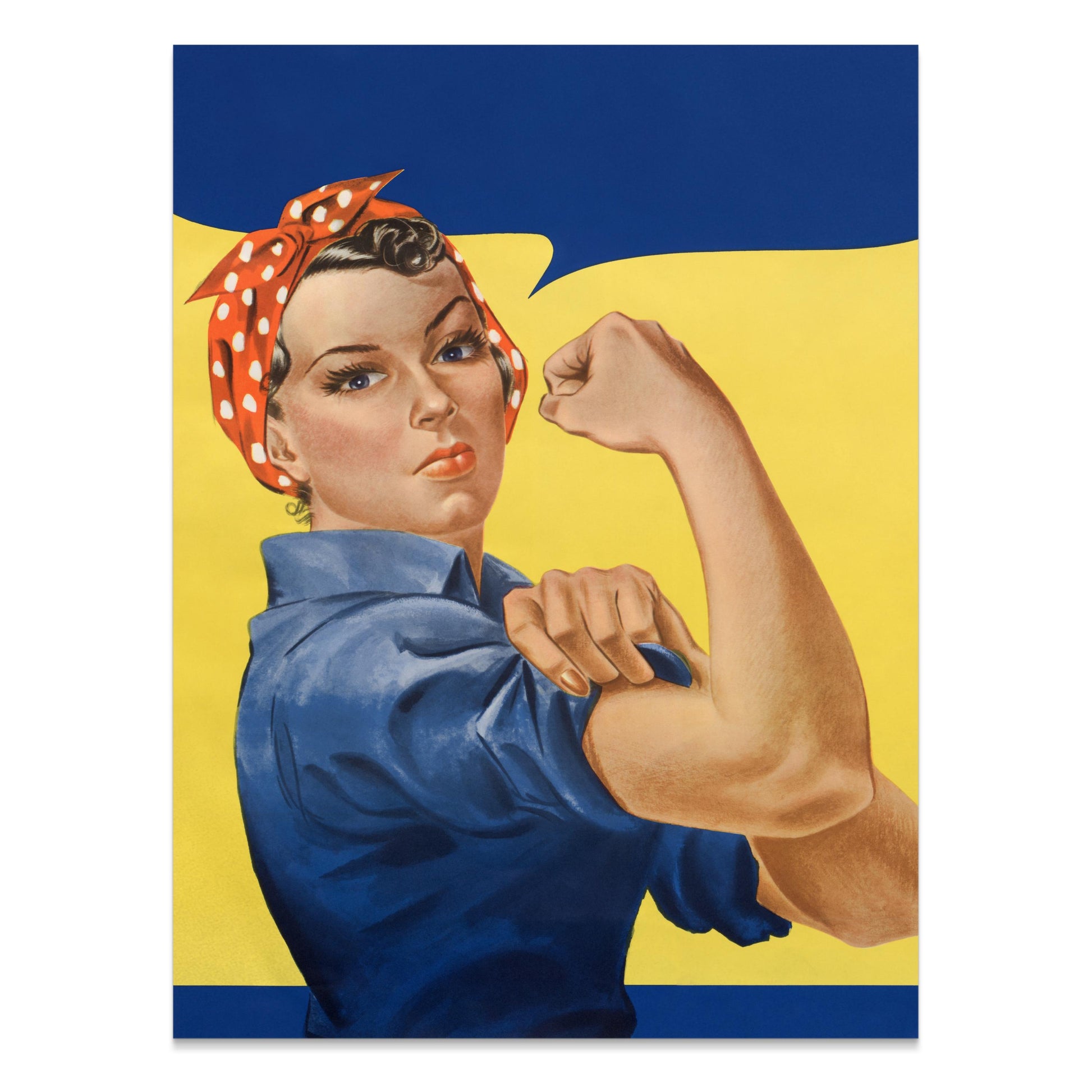 Premium Poster of Motivational Rosie the Riveter Vintage Art Posters