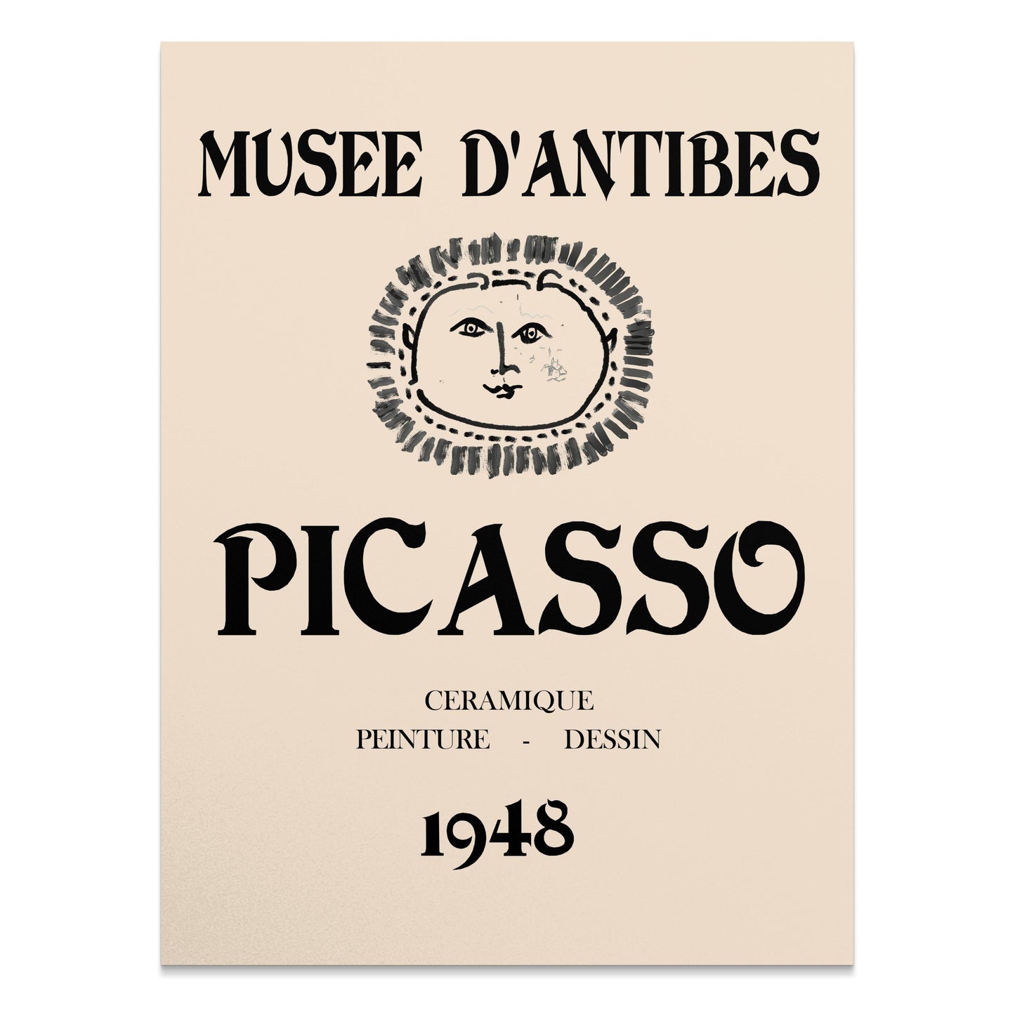 Premium Poster of Musee D'Antibes Picasso Ceramique Peinture Dessin Posters