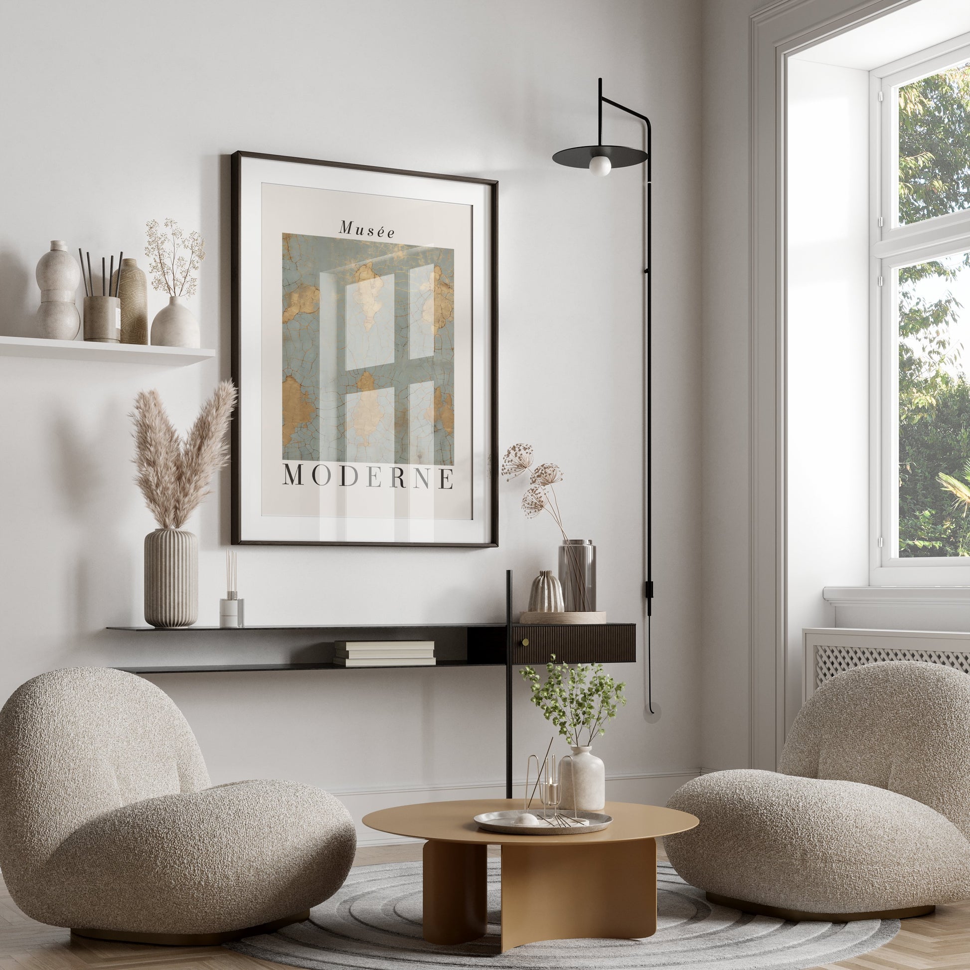 Premium Poster of Musée Moderne Art Print Contemporary Wall Decor Posters