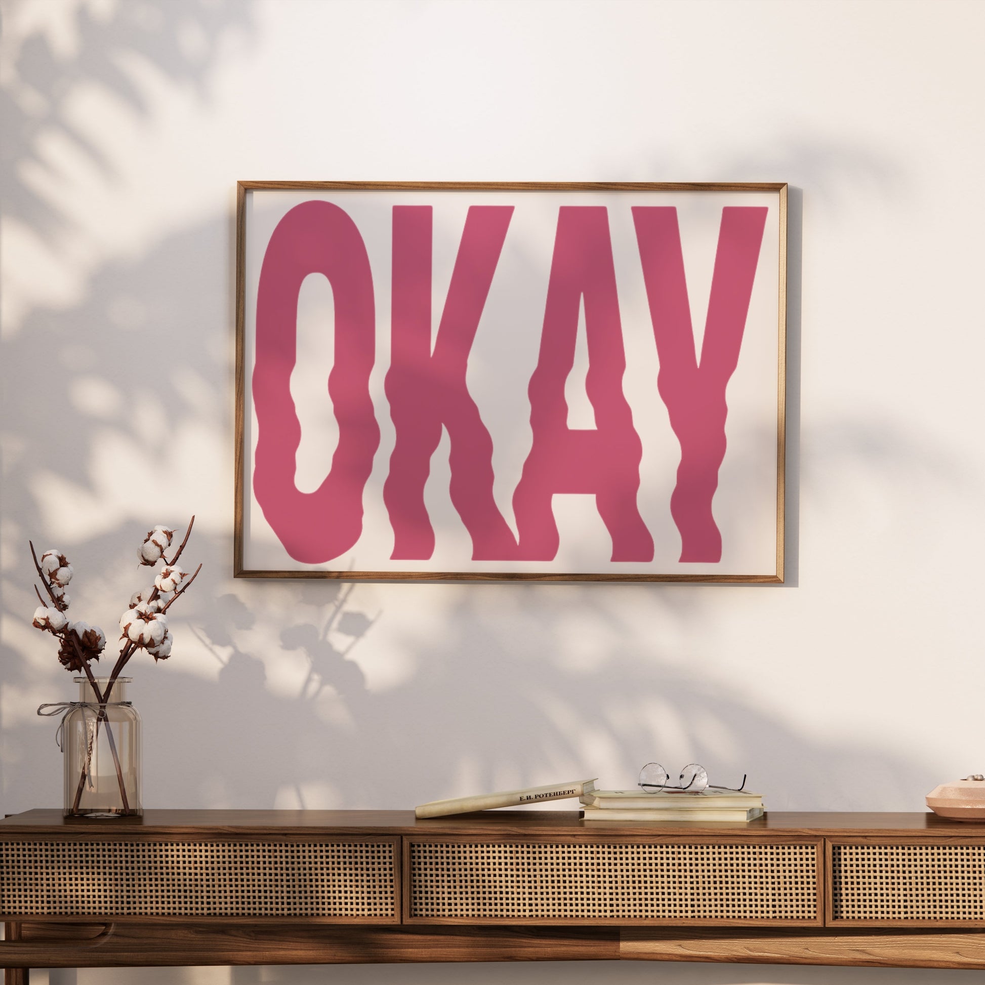 Premium Poster of Okay Text Graphic Art Wall Posters