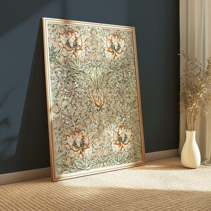 Premium Poster of Ornate Floral Pattern William Morris Art Print Posters