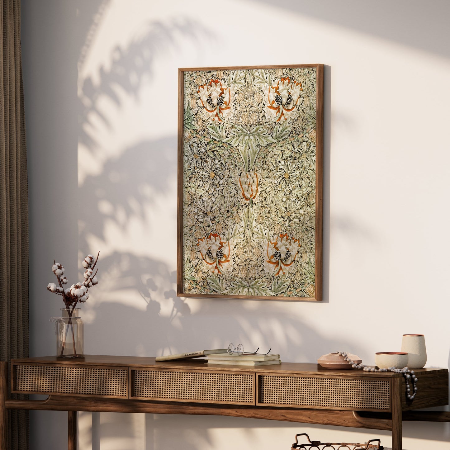 Premium Poster of Ornate Floral Pattern William Morris Art Print Posters