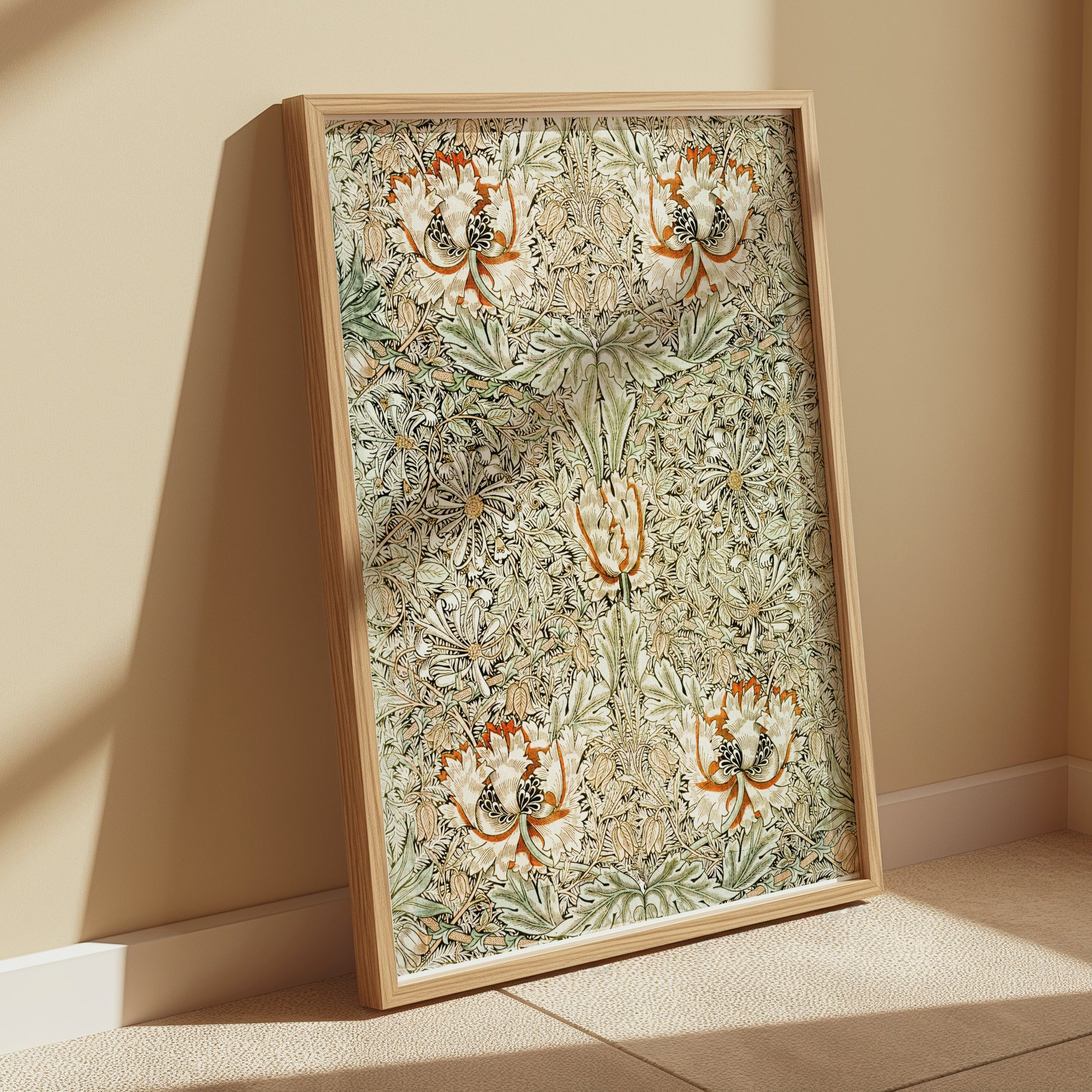 Premium Poster of Ornate Floral Pattern William Morris Art Print Posters