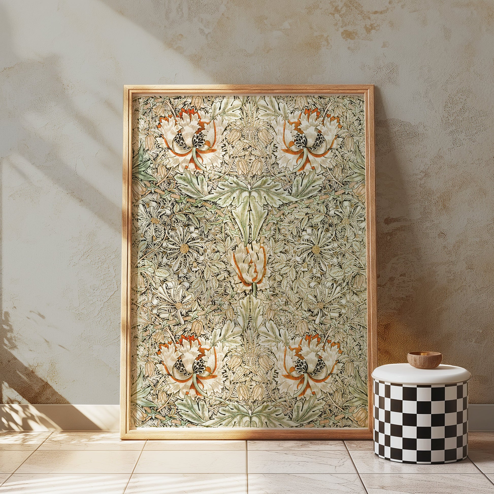 Premium Poster of Ornate Floral Pattern William Morris Art Print Posters