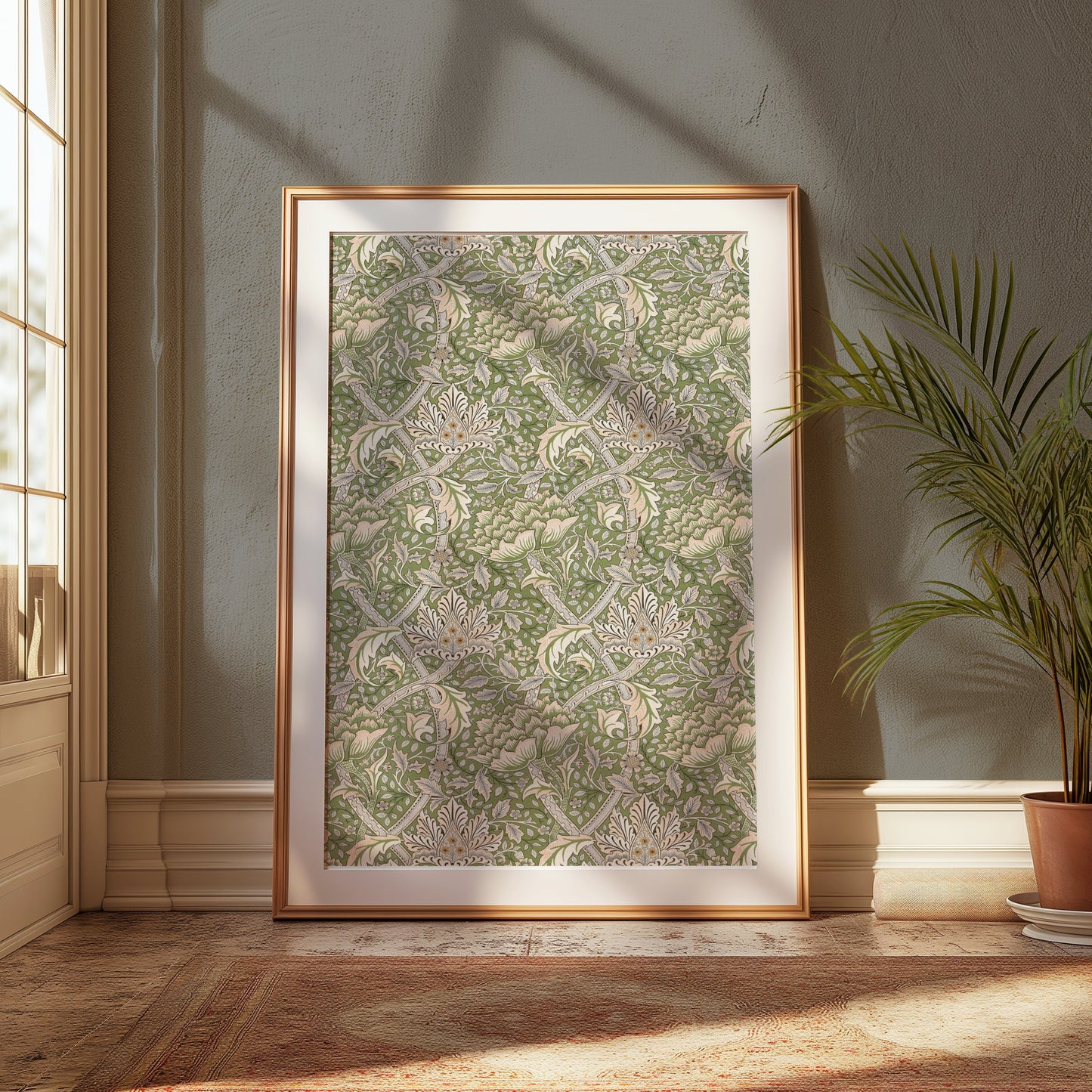 Premium Poster of Ornate Nature Inspired William Morris Pattern Posters