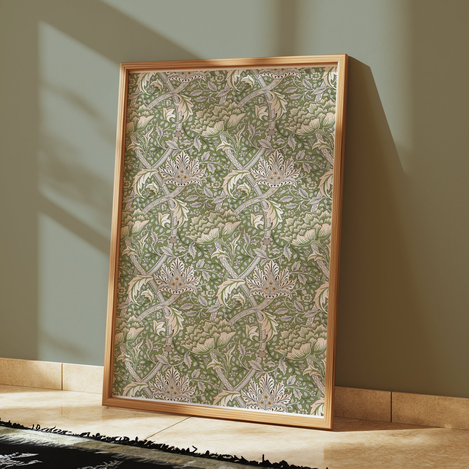 Premium Poster of Ornate Nature Inspired William Morris Pattern Posters