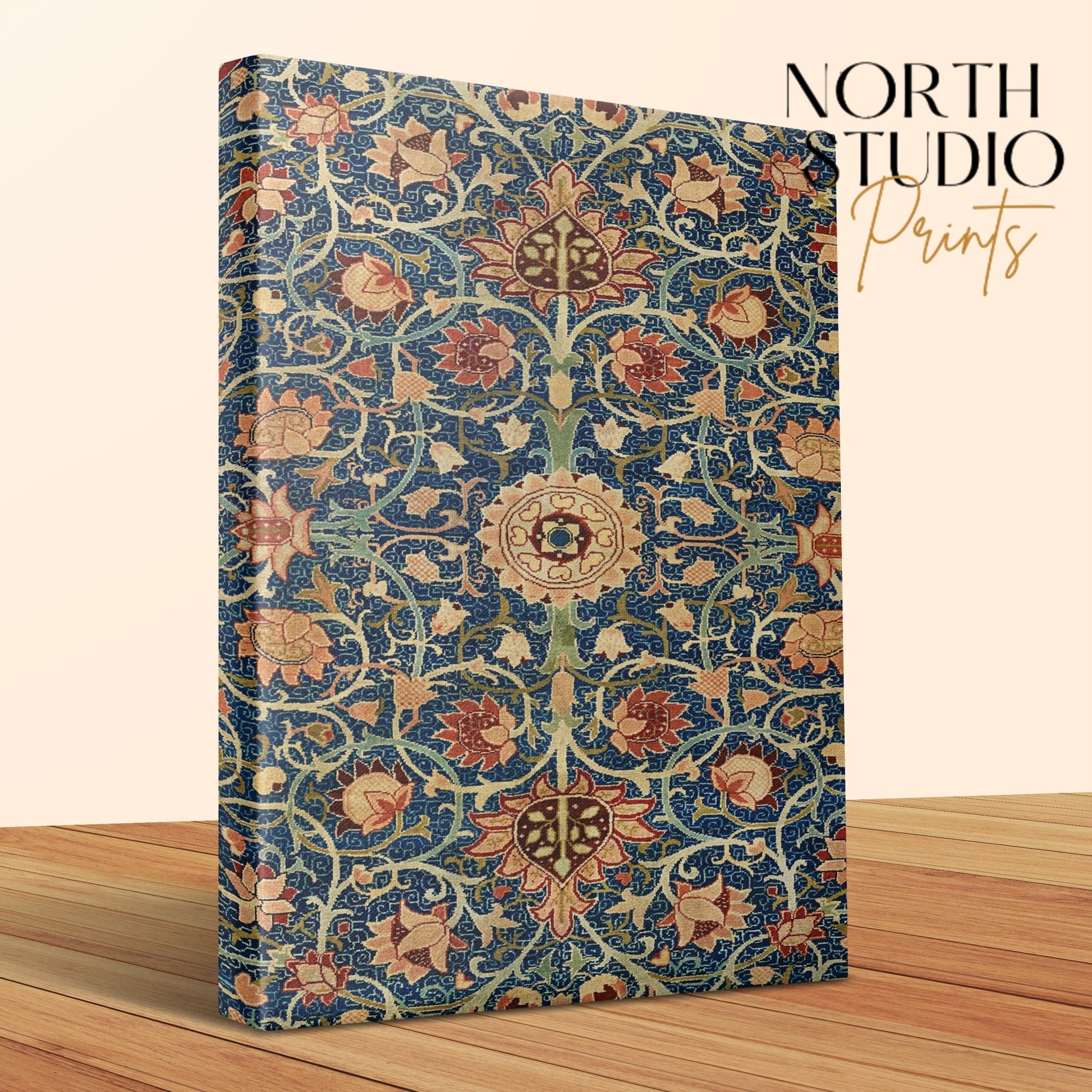 Premium Poster of Ornate William Morris Wall Art Design on Canvas Wraps
