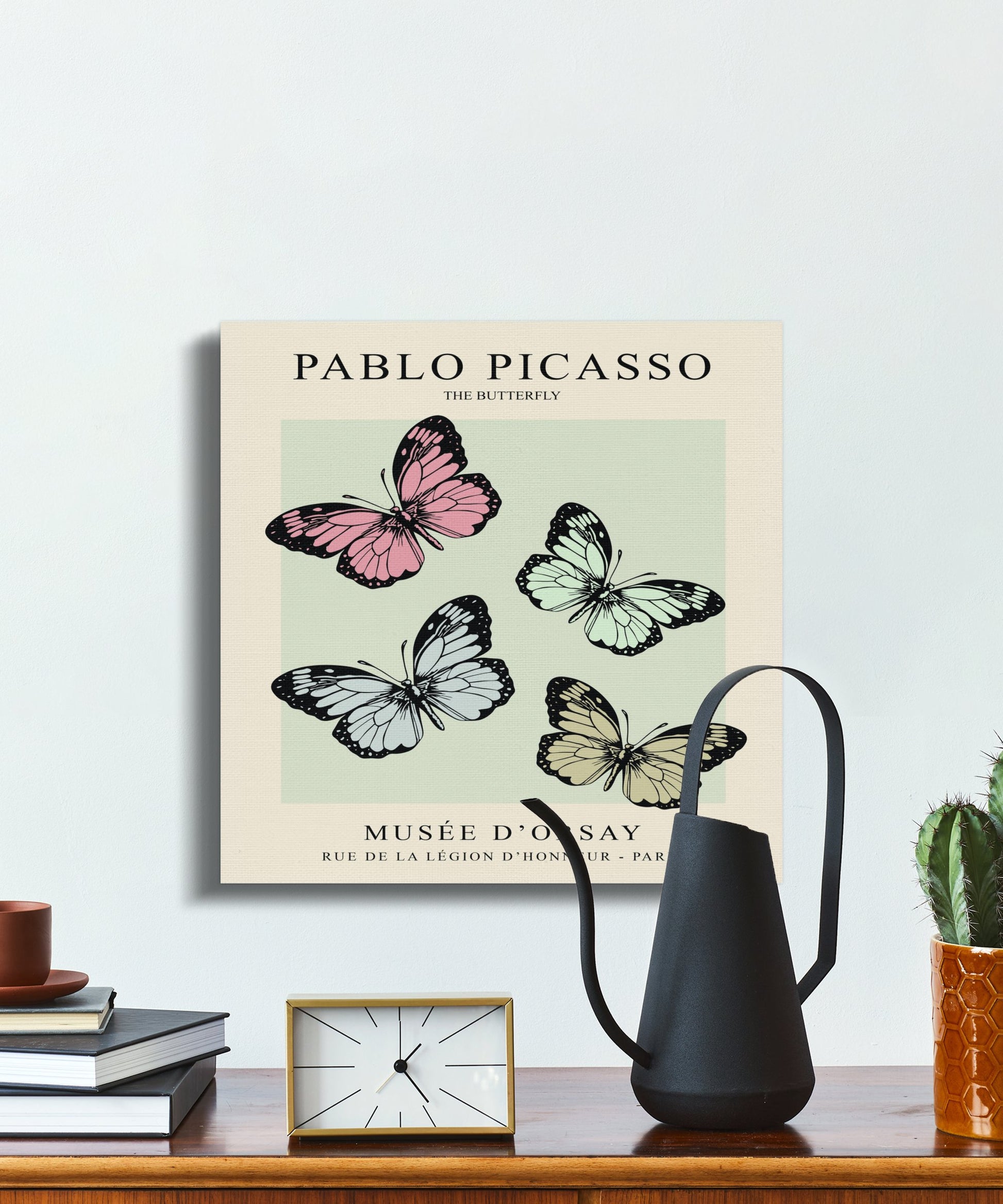 Premium Poster of Pablo Picasso Butterfly Art Canvas Wraps