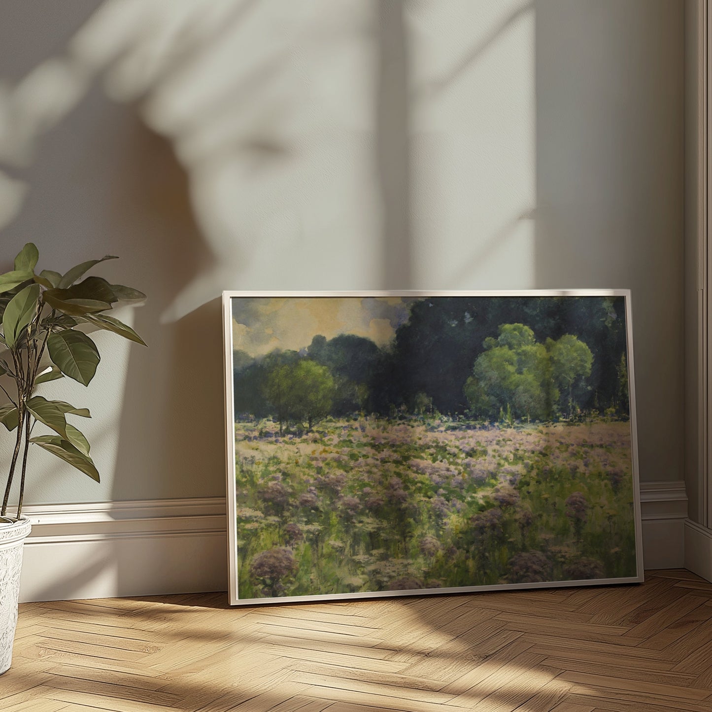 Premium Poster of Pastoral Countryside Landscape Art Print Posters