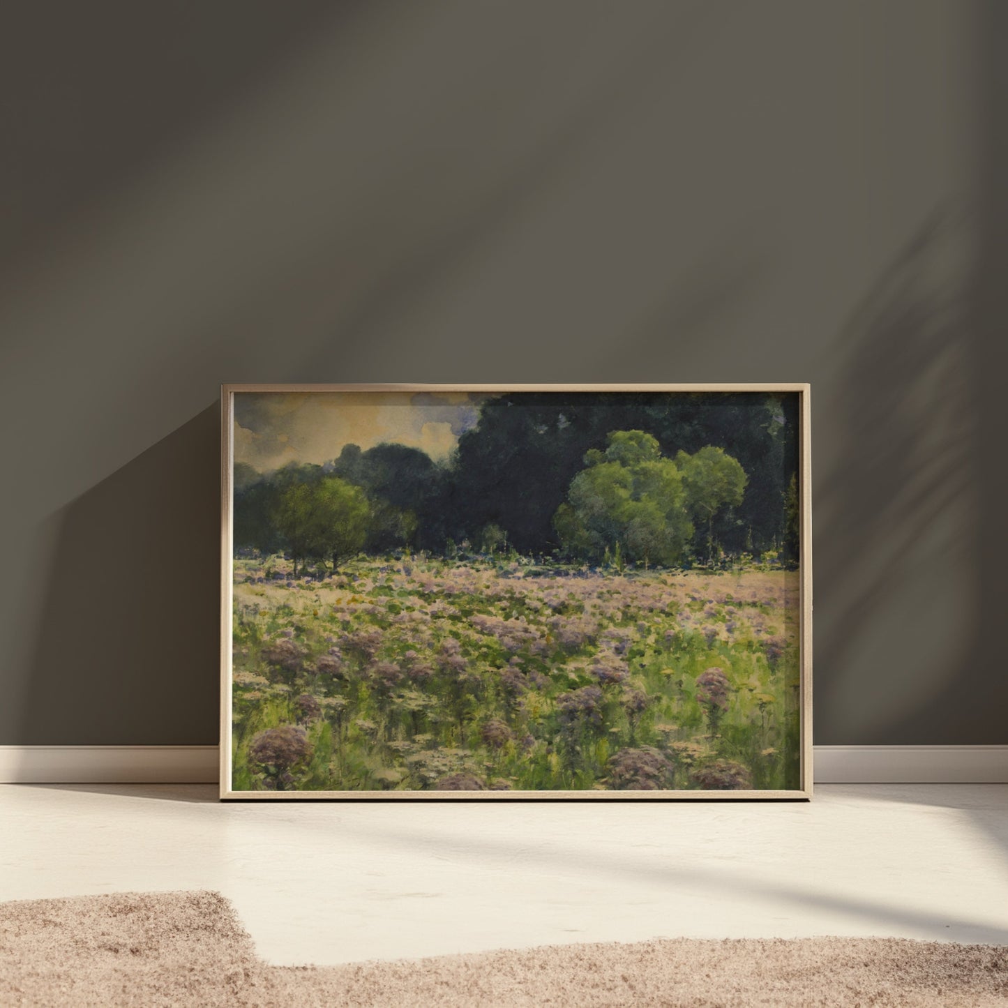 Premium Poster of Pastoral Countryside Landscape Art Print Posters