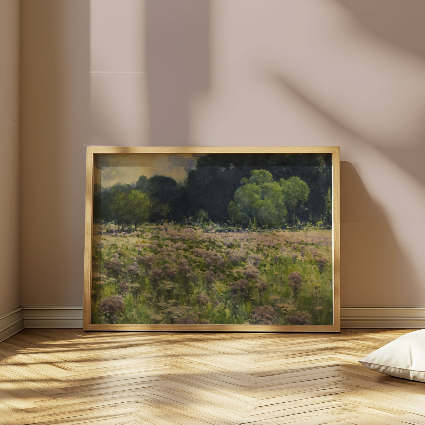 Premium Poster of Pastoral Countryside Landscape Art Print Posters