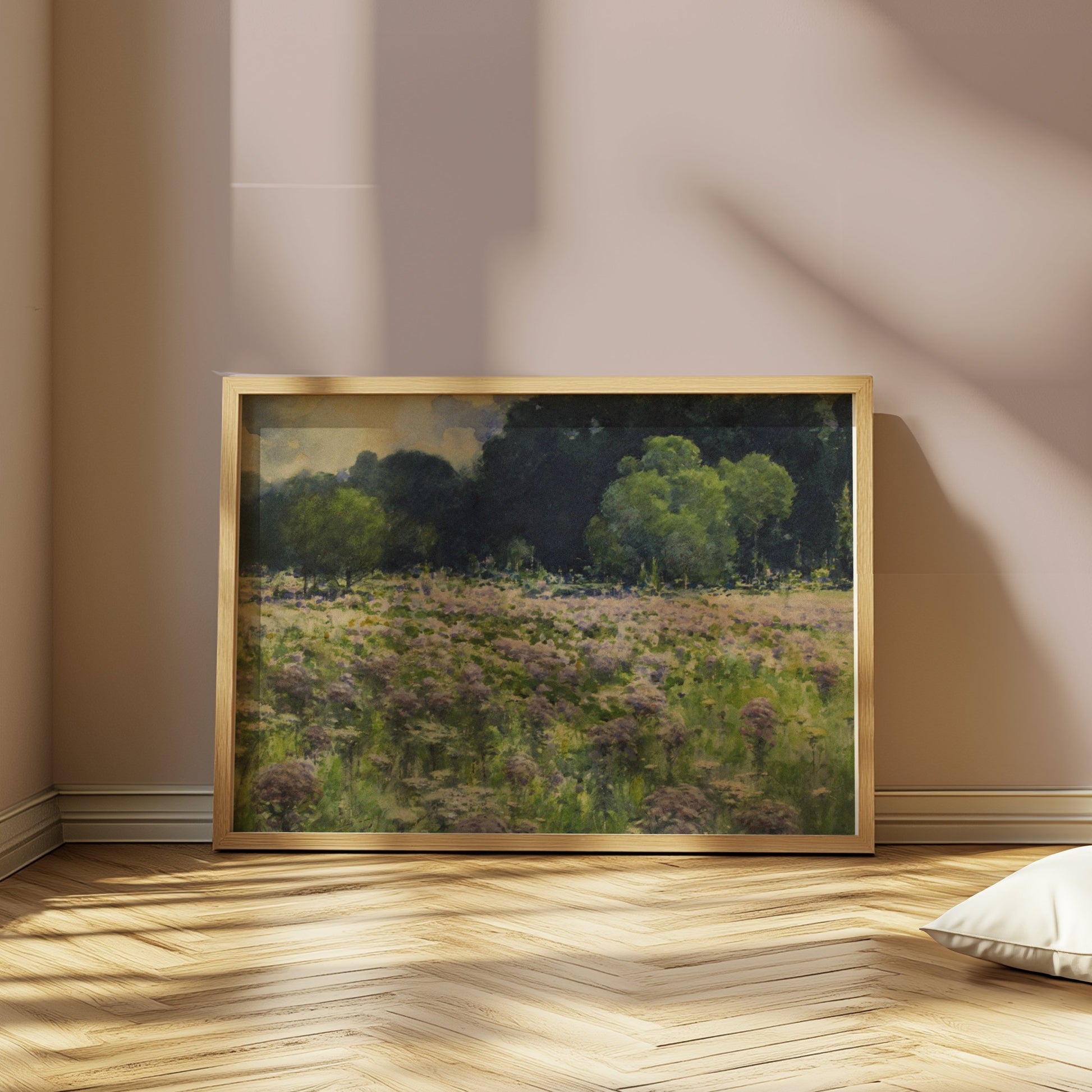 Premium Poster of Pastoral Countryside Landscape Art Print Posters