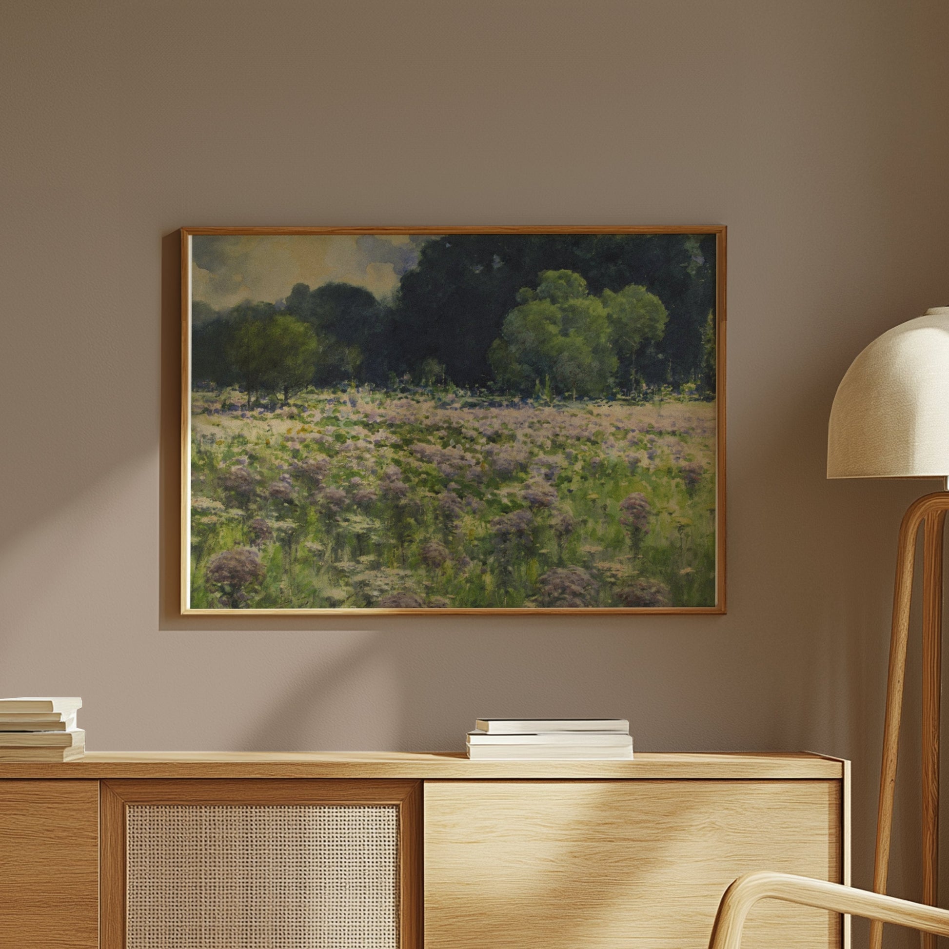 Premium Poster of Pastoral Countryside Landscape Art Print Posters